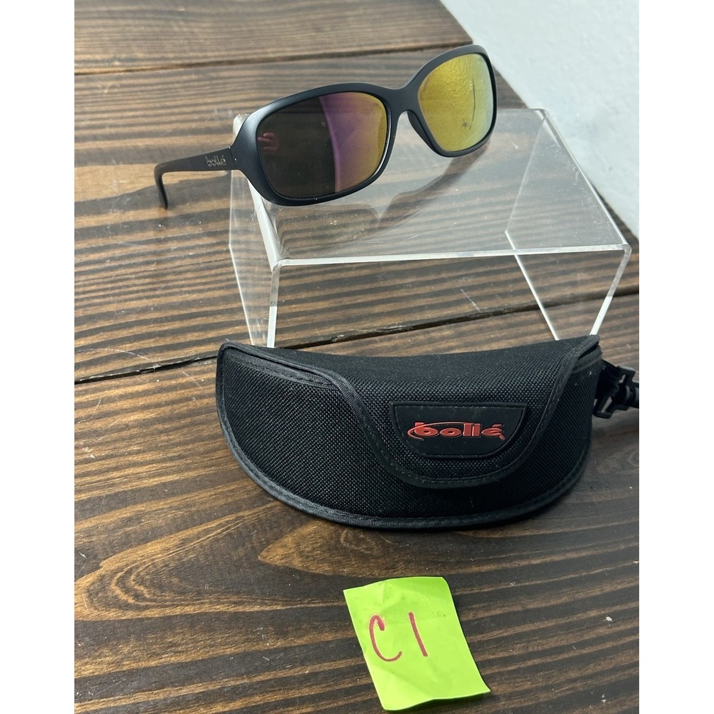 Vintage Bolle Molly Sunglasses Matte Black